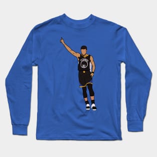 Steph Curry Celebration - Golden State Warriors Long Sleeve T-Shirt